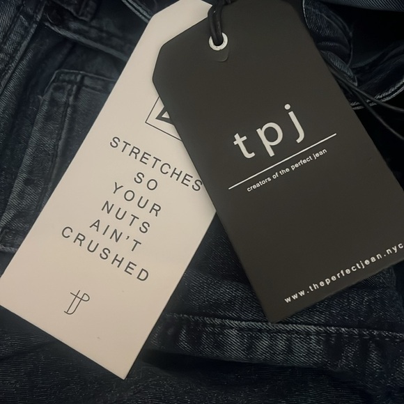 TPJ The Perfect Jean Thick Thicc Captain Midnight Blue Stretch Jeans 42x34 - Picture 11 of 12